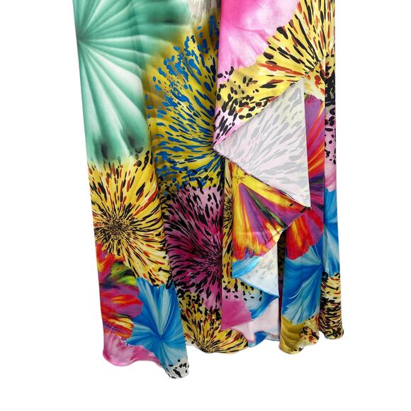 Vintage Kiss Kiss Formal Strapless Beaded Dress Size 4 Dopamine Dressing Y2K - Picture 4 of 15